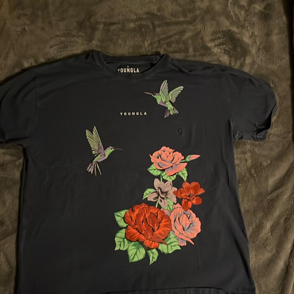 Men’s YoungLA hummingbird shirt